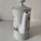 Cafetière vintage Winterling Bavaria décor floral orange