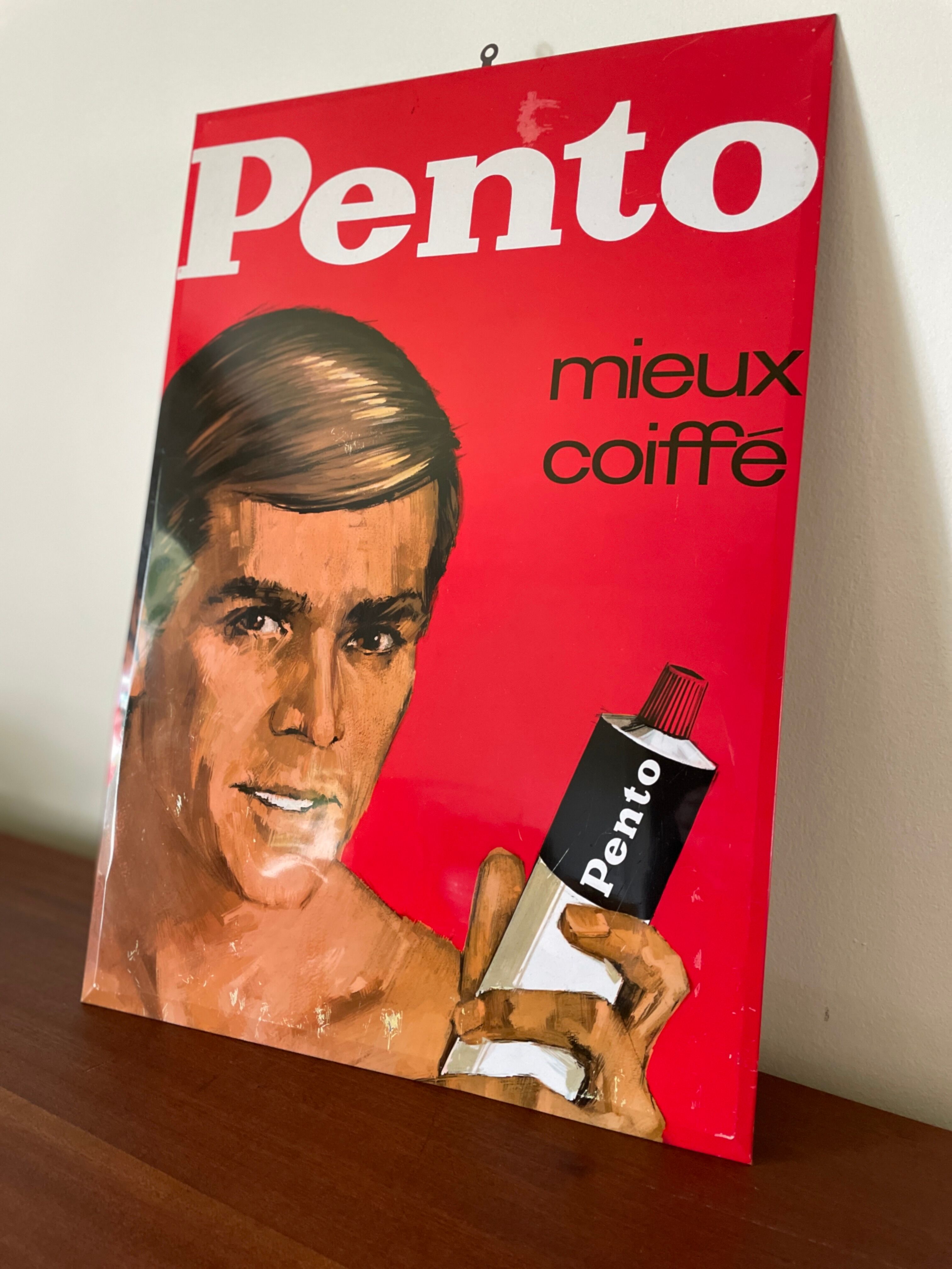 Advertising plate Pento 1960