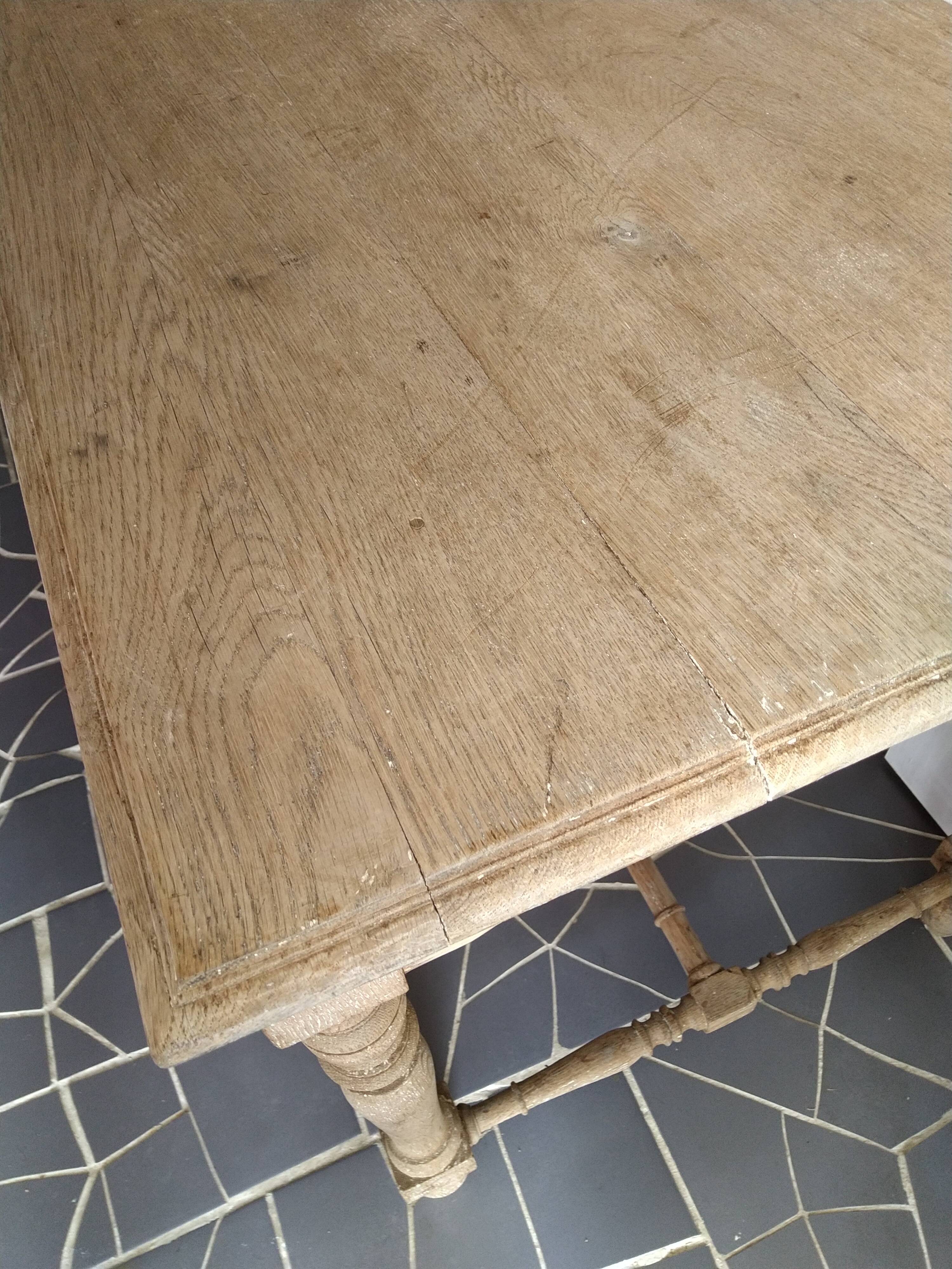 Oak farmhouse table