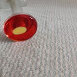 Vase tulipe Murano pied rouge