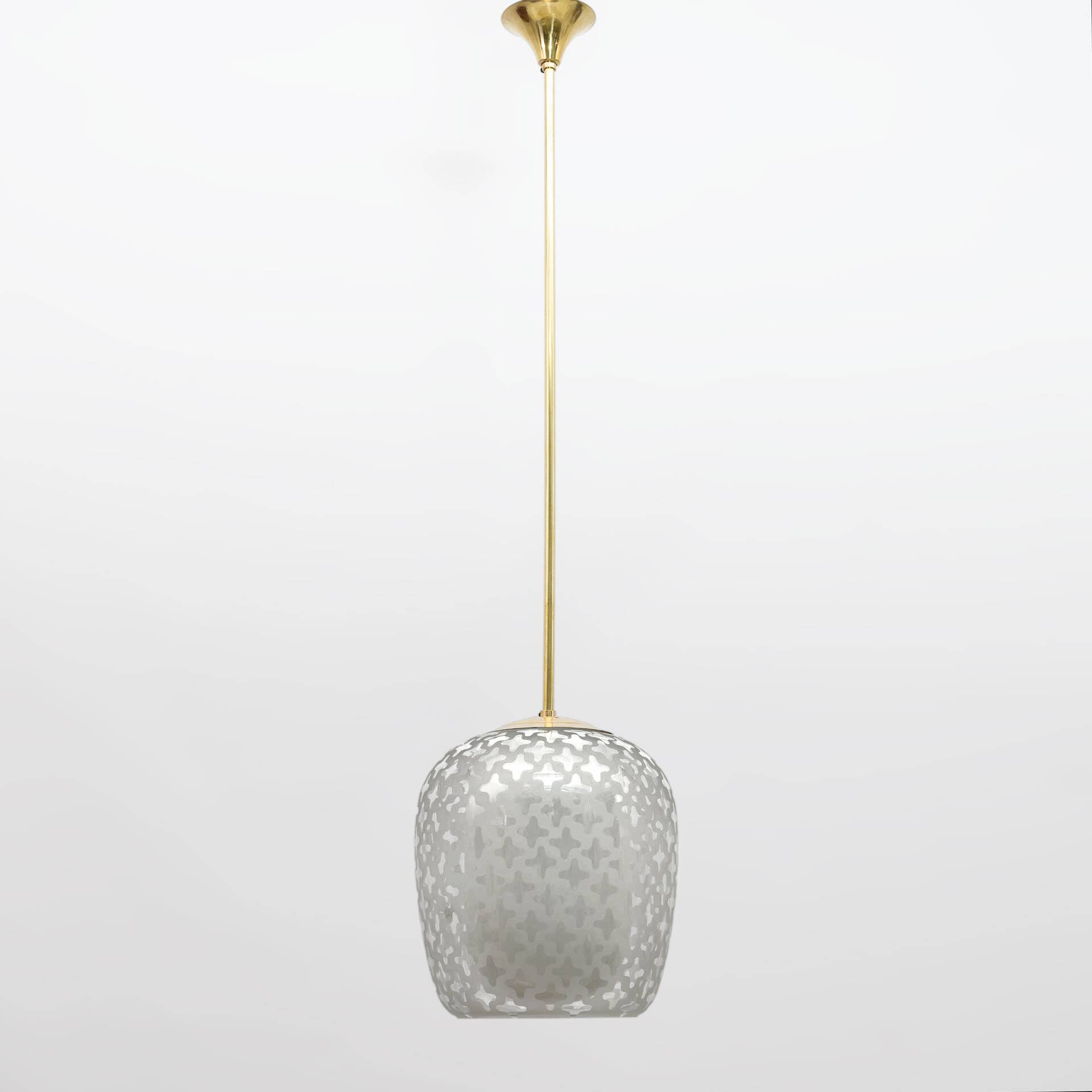 Mid-Century Cora Pendant Lamp by Wilhelm Wagenfeld for Peill & Putzler, 195