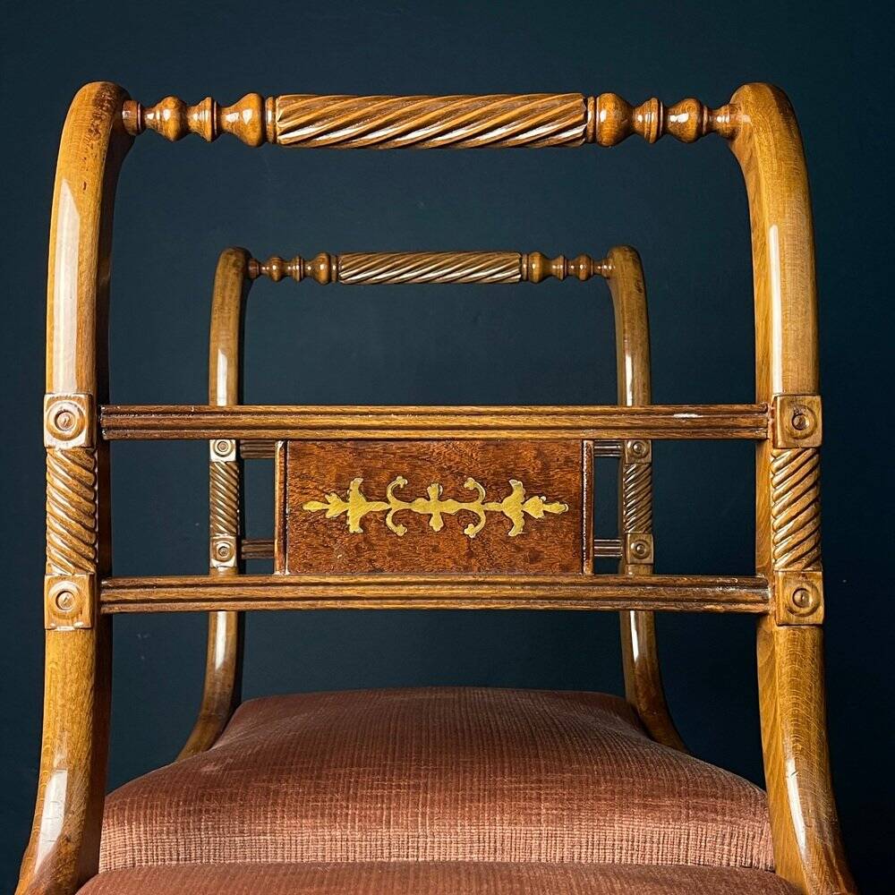 Dining chair set, Italy, 1960s