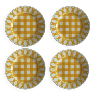 Set of 4 vintage Orois plates – 1950s