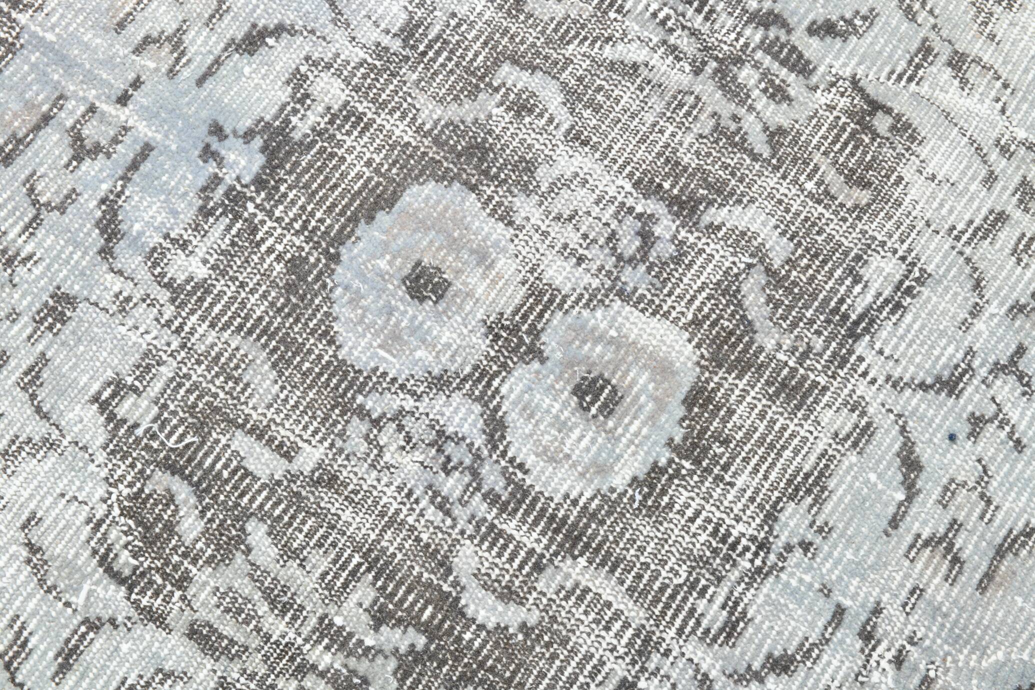 5x9 Vintage Soft Pastel Gray Oriental Pattern Turkish Rug, 160x271Cm