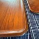 3 teak trays by Karl Holmberg - Sweden 1950s/60s