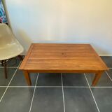 Solid wood coffee table with 1 drawer