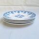 Blue Rivanel flat plates from the 1950s.