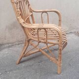 Fauteuil enfant en rotin