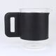 Carl Auböck Martini Set Black Leather Pitcher & Glasses, Austria, 1950s