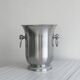 Jean Couzon shiny silver metal champagne bucket