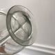 Liquor decanter with molded glass compartments early XXth