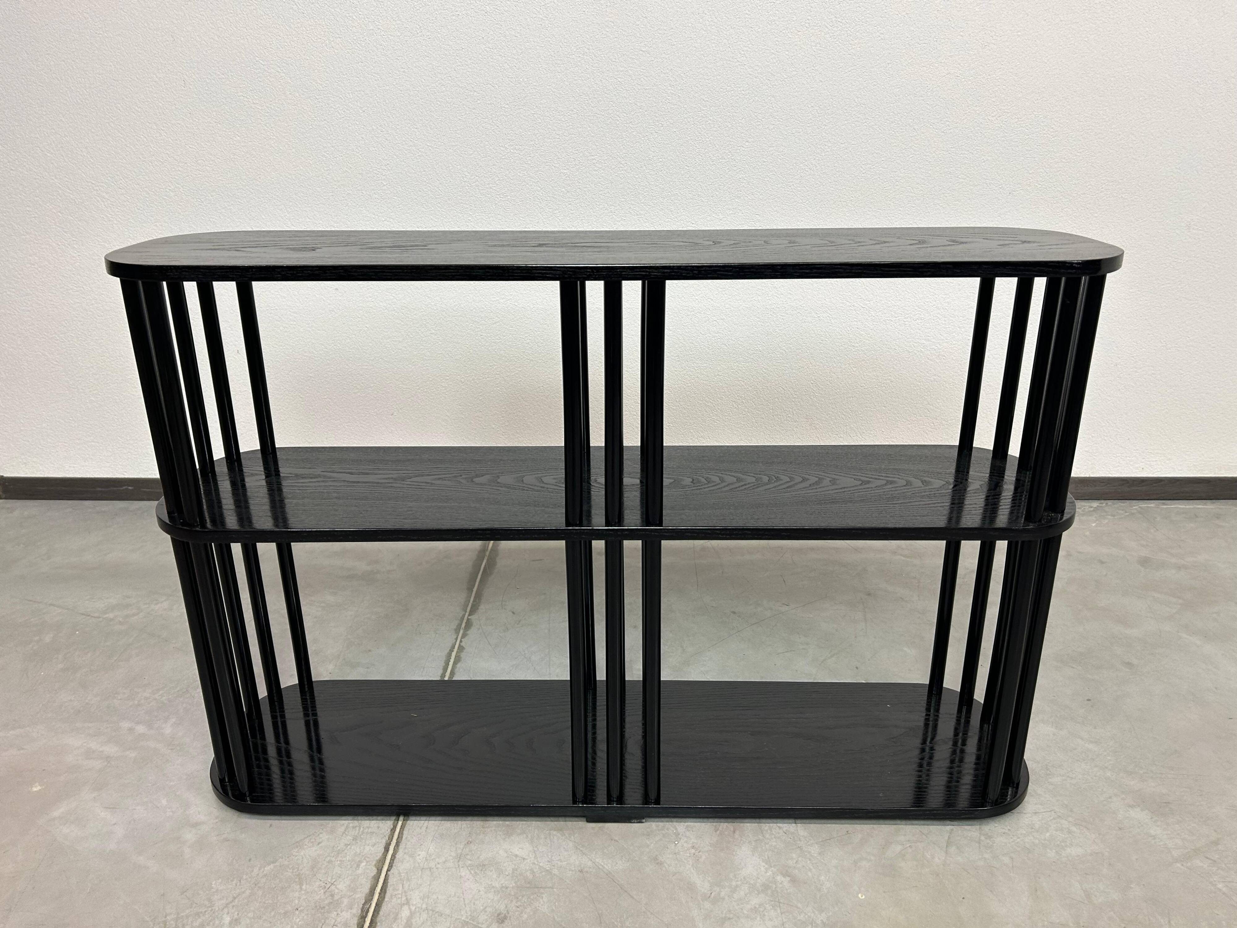 Black Art Deco shelf