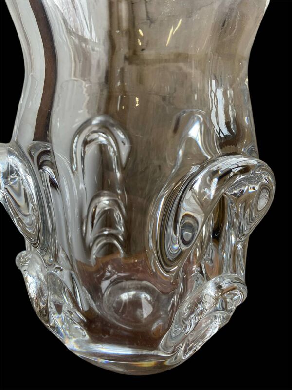 Vase cristal Val Saint Lambert Antonio et Guido Bon 1957