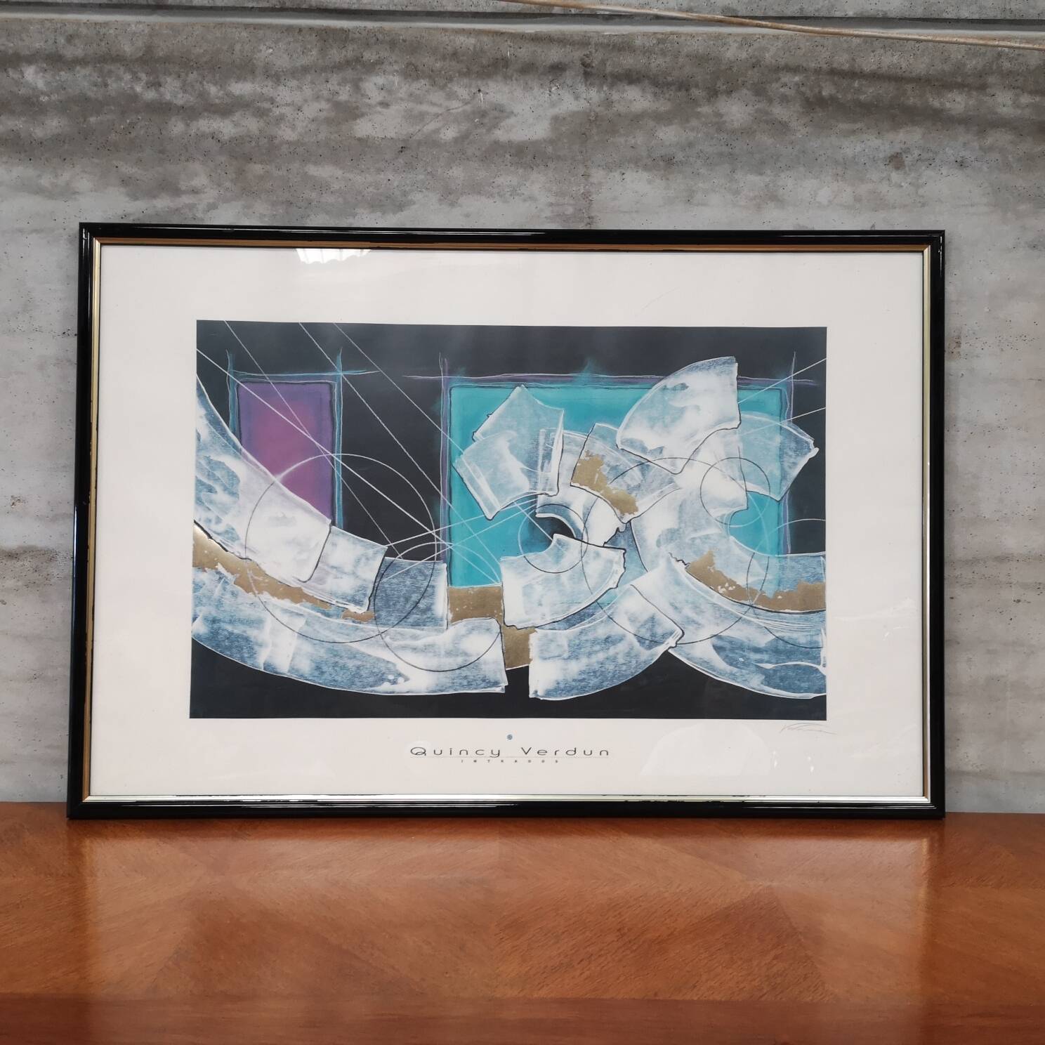 quincy verdun poster intrados signed in pencil verdun
