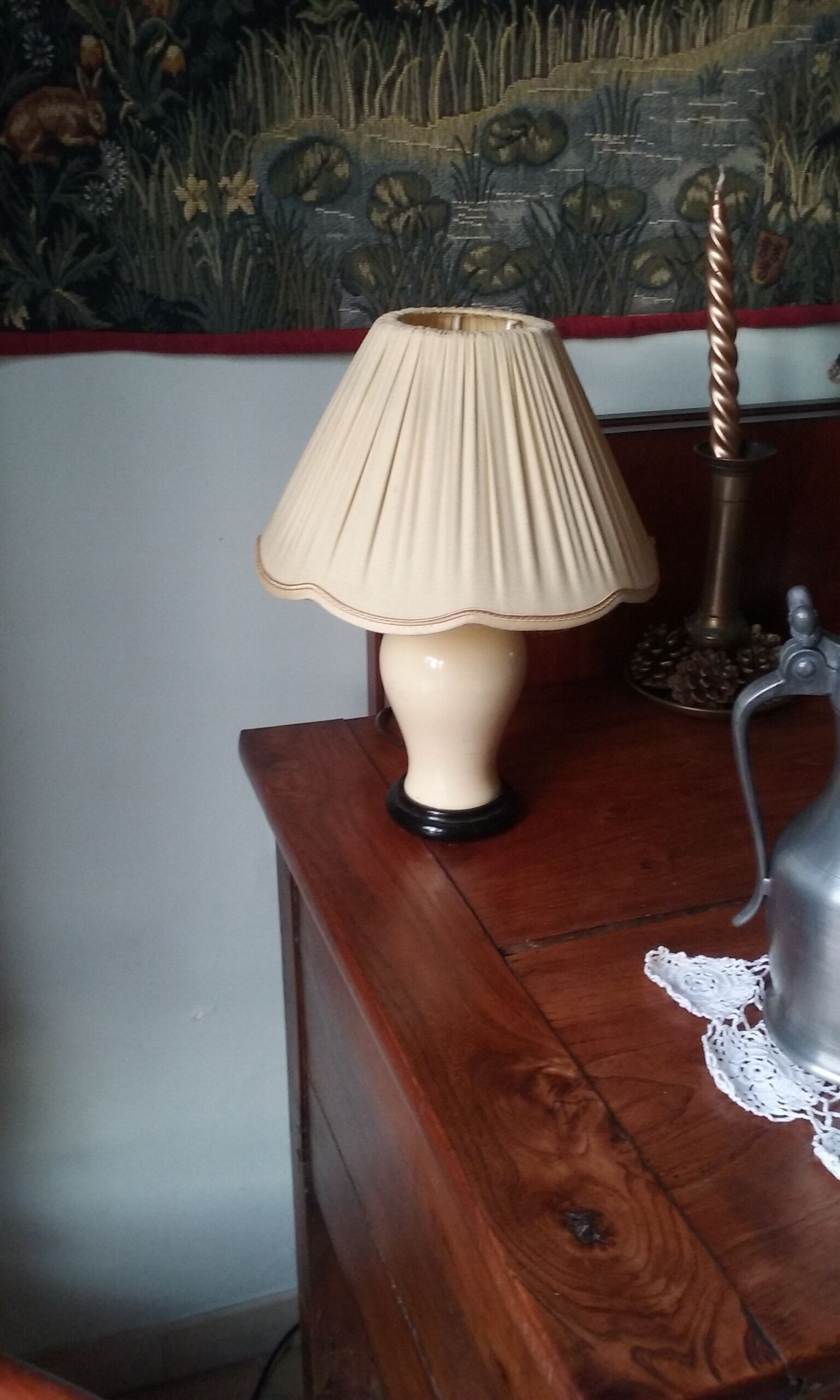 Small retro bedside lamp