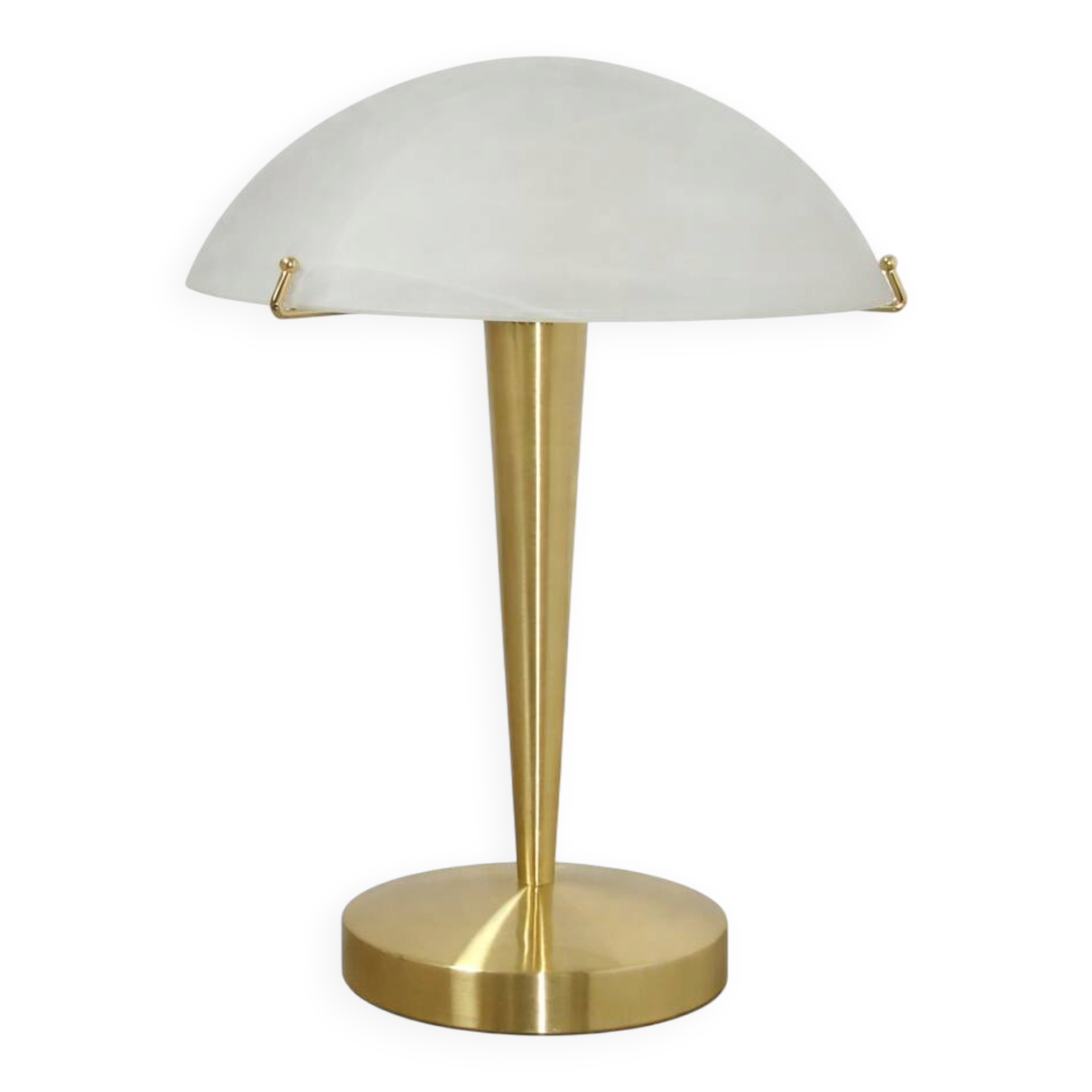 Modern table lamp – 2000s, gold base, glass, E14