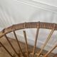7 vintage rattan armchairs