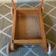 Market toys vintage tray cart wood and orange