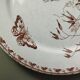 Assiette plate Sarreguemines U&C « Carmen » en terre de fer