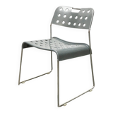 Omkstack Postmodern Chair from the vintage space age by Rodney Kinsman for Bieffeplast