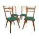 Suite de 4 chaises des années 50