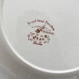 8 Ridgways England Royal Semi Porcelain "Eton" Ironstone Dinner Plates