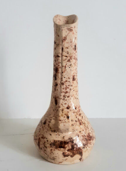 Vintage ceramic pourer signed