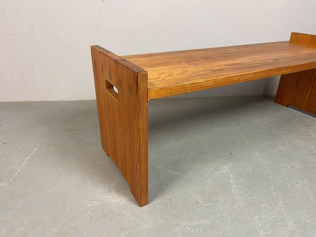 Rare Hans-Agne Jakobsson M 103 Pine Bench. Sweden, 1950s–60s. Ref.: SS2001