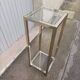 Vintage metal and glass column