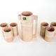 Ceramic jug and cup set, Italian design, 1960s, manufacturer: Ceramiche SIC