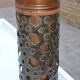 Vintage umbrella stand Sara Italy "copper blade"