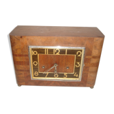 Horloge art déco en bois de 1930/40 pendule de buffet
