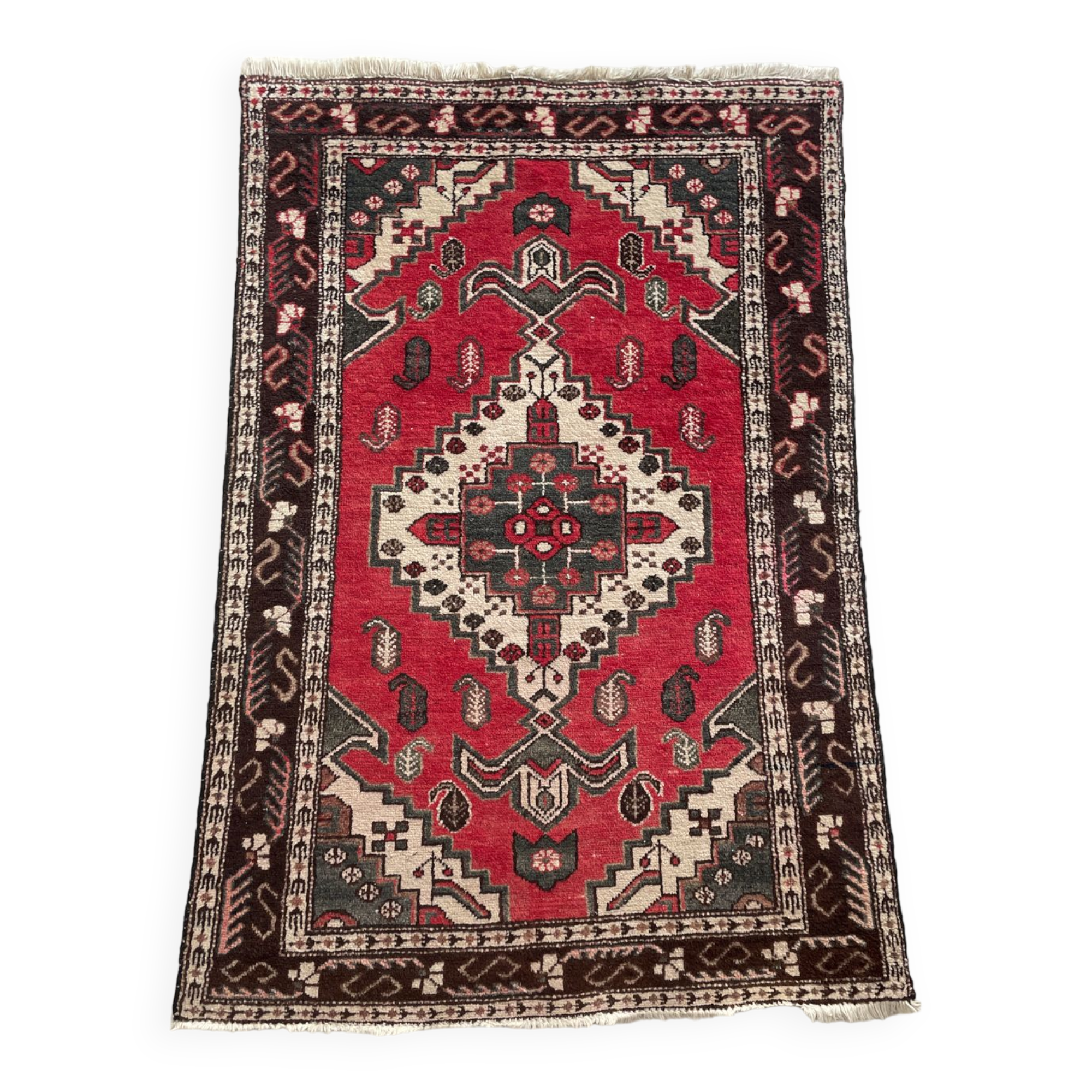 Ancient Persian Meshkin carpet