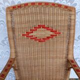 1960s rattan armchair