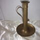 Brass pusher candle holder