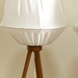 Two Scandinavien Globe Floorlamps Mid Century