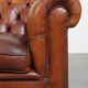 English style cowhide Chesterfield sofa