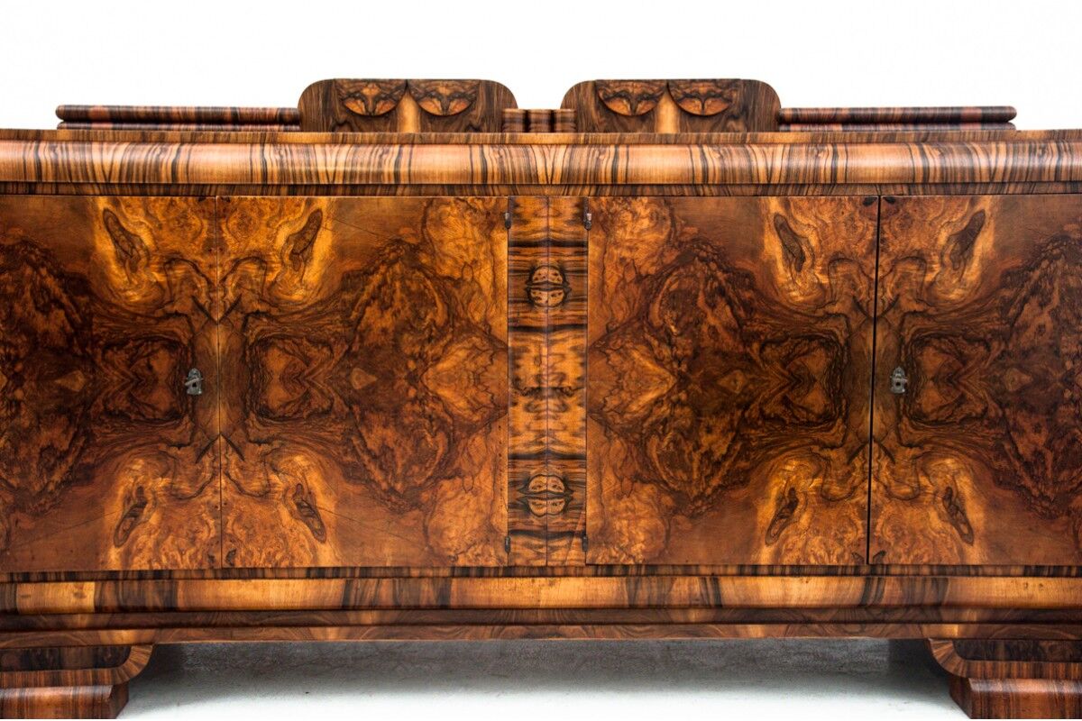 Art Deco Sideboard, Poland, 1940s