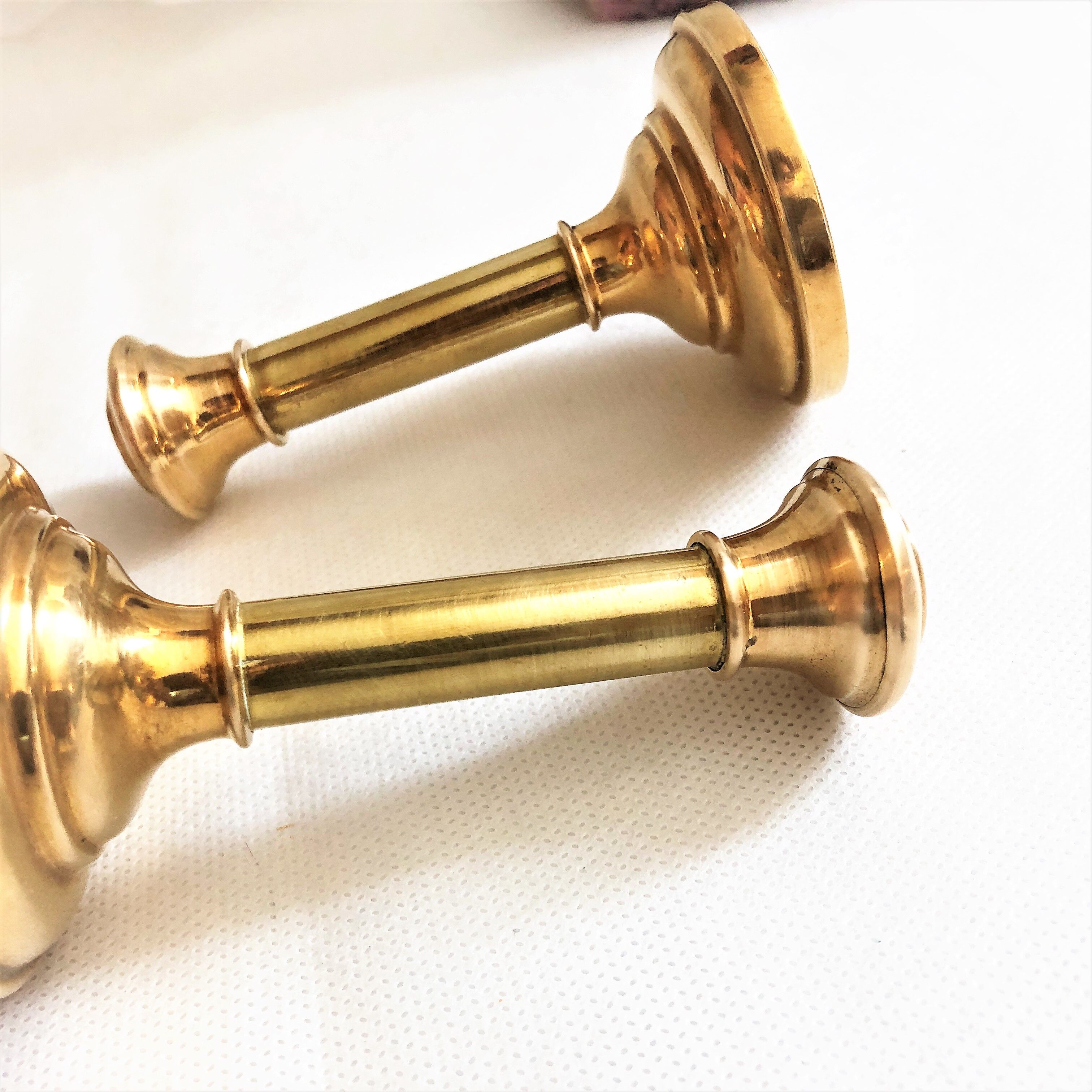 Pair of candlesticks for fine candles early twentieth century