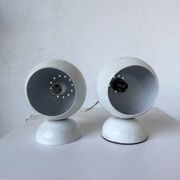Paire de lampes « eyeball » années 80