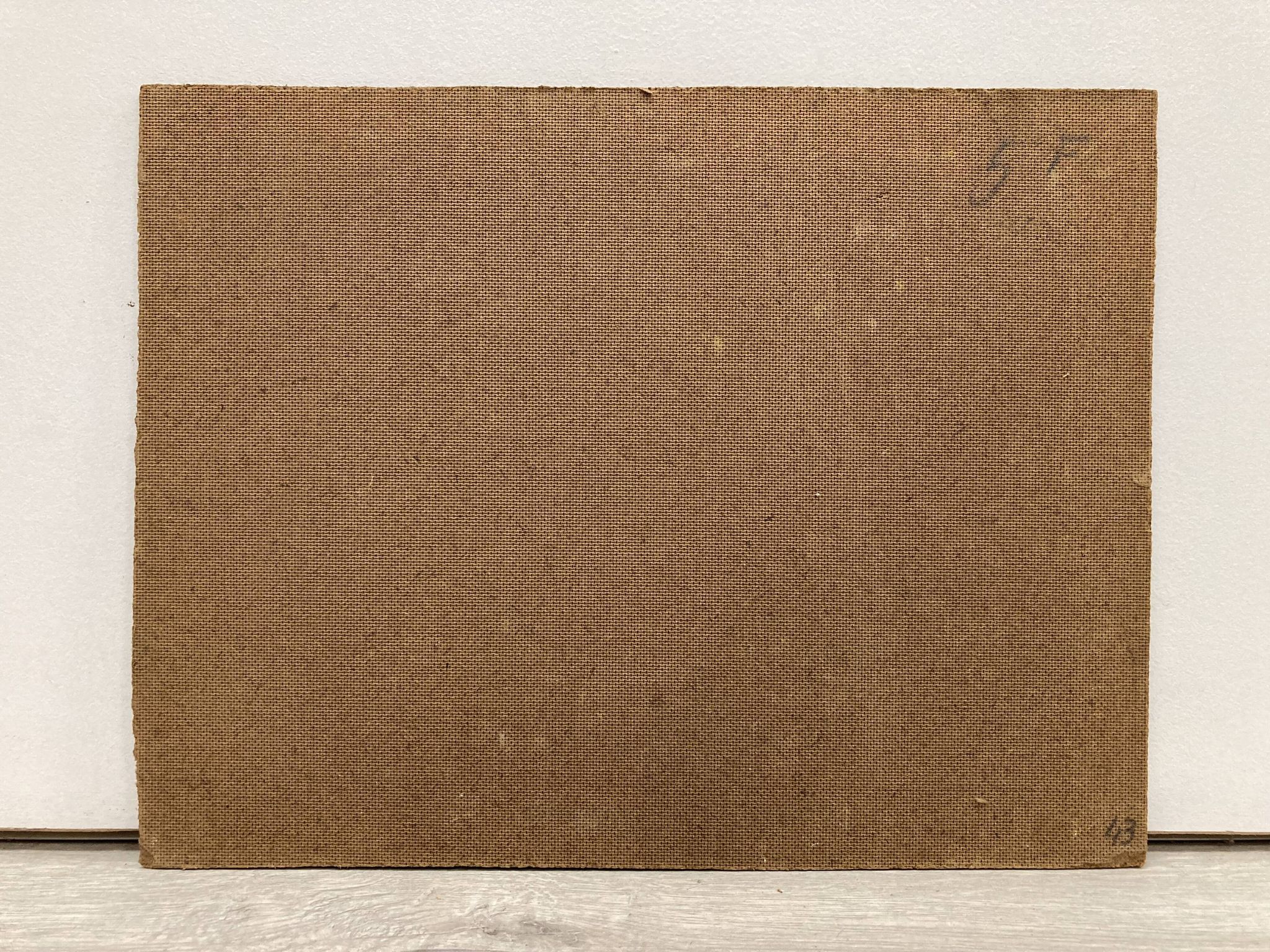 Huile sur panneau vintage