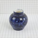 Blue ceramic vase