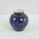 Vase en céramique bleu