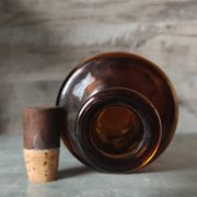 Bouteille verre ambré