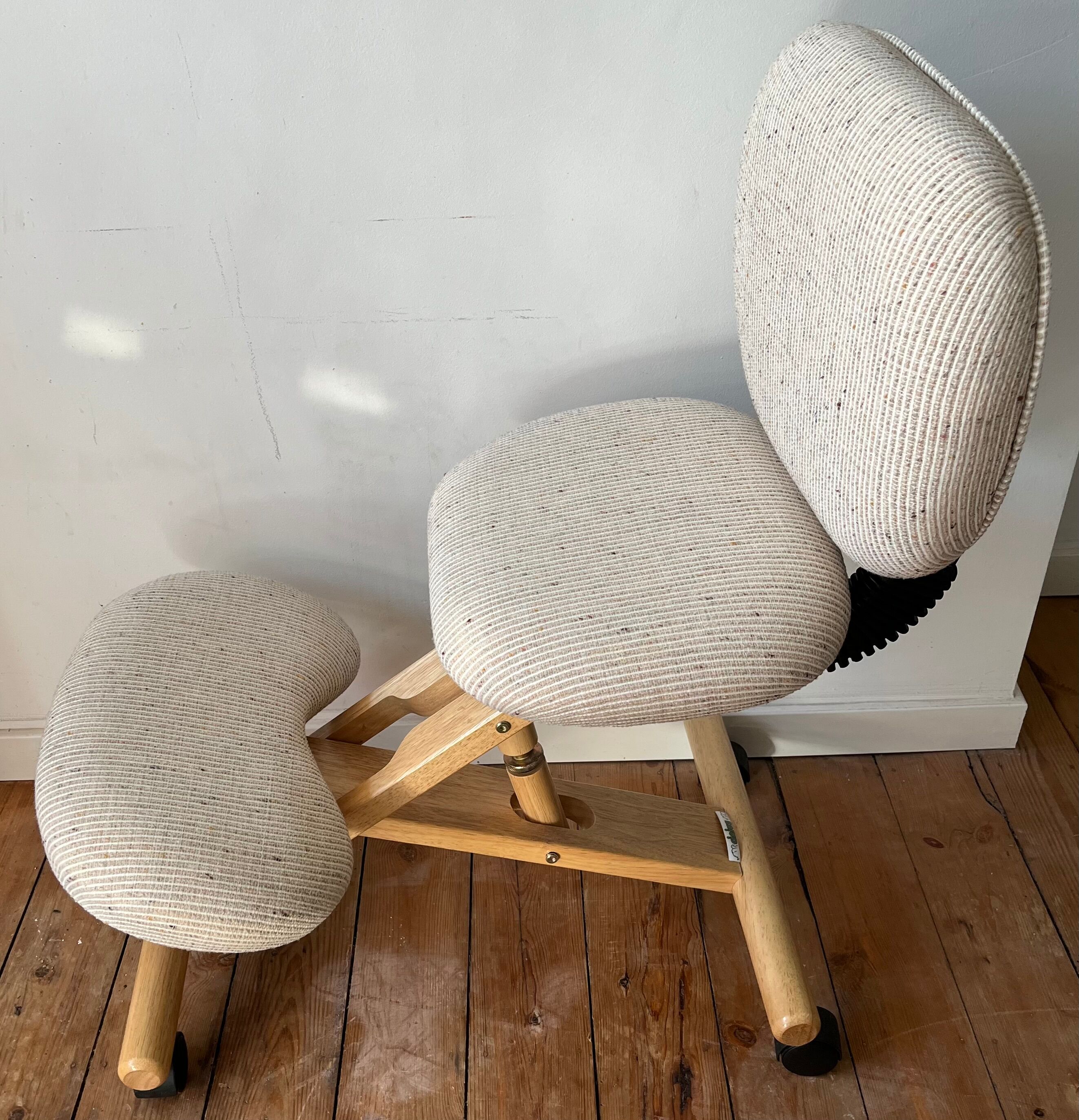 Cinius professional ergonomic kneeling chair with backrest