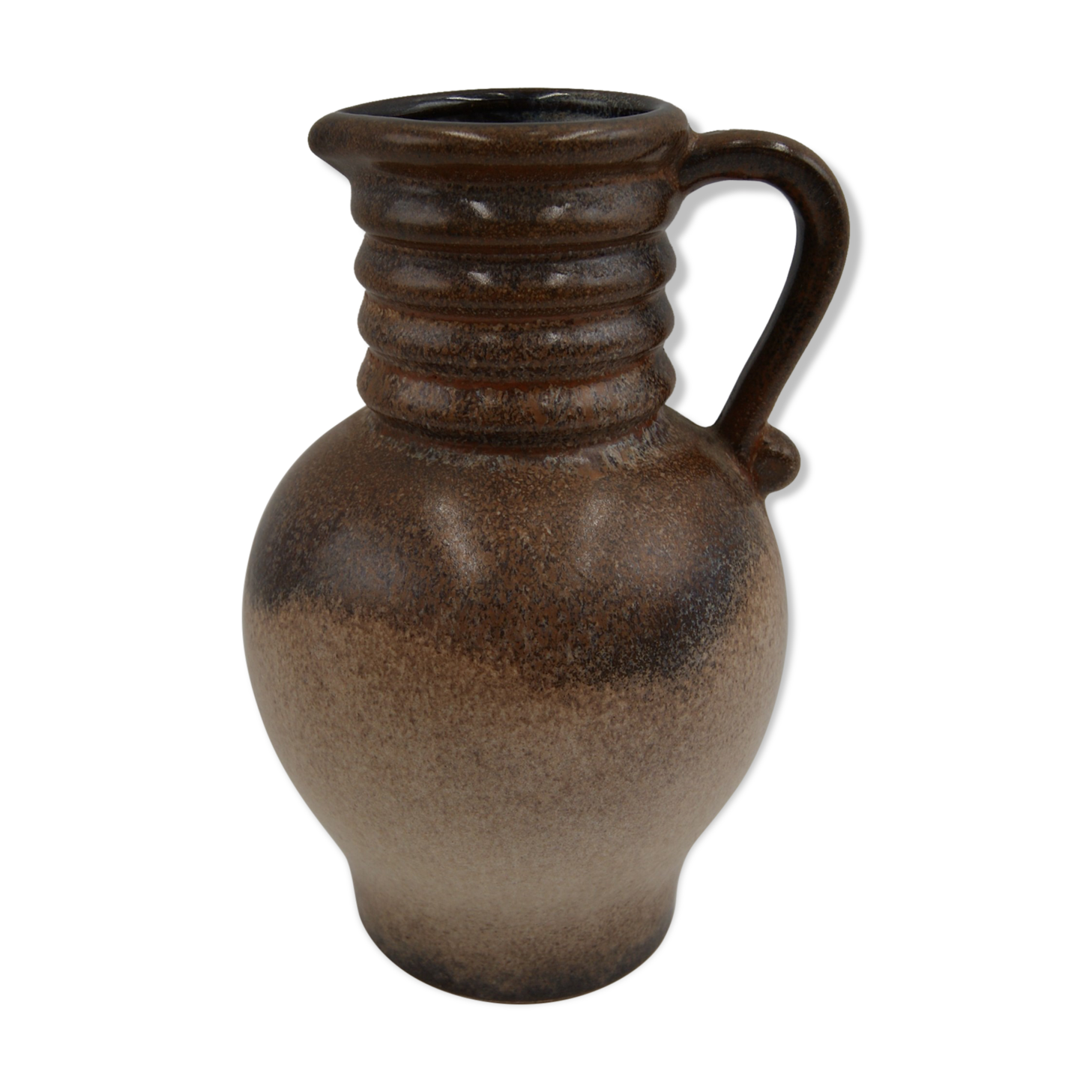 Vintage Germany ceramic handle vase