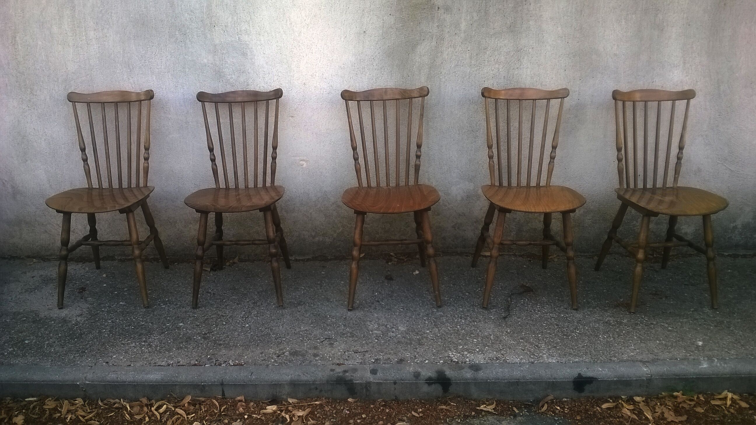 Five Baumann chairs