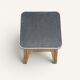 Raw wood storage stool 1950
