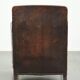 Art Deco design armchair finished in velvet and fitted with decorative nails