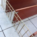 String shelf with 3 trays, vintage 60/70